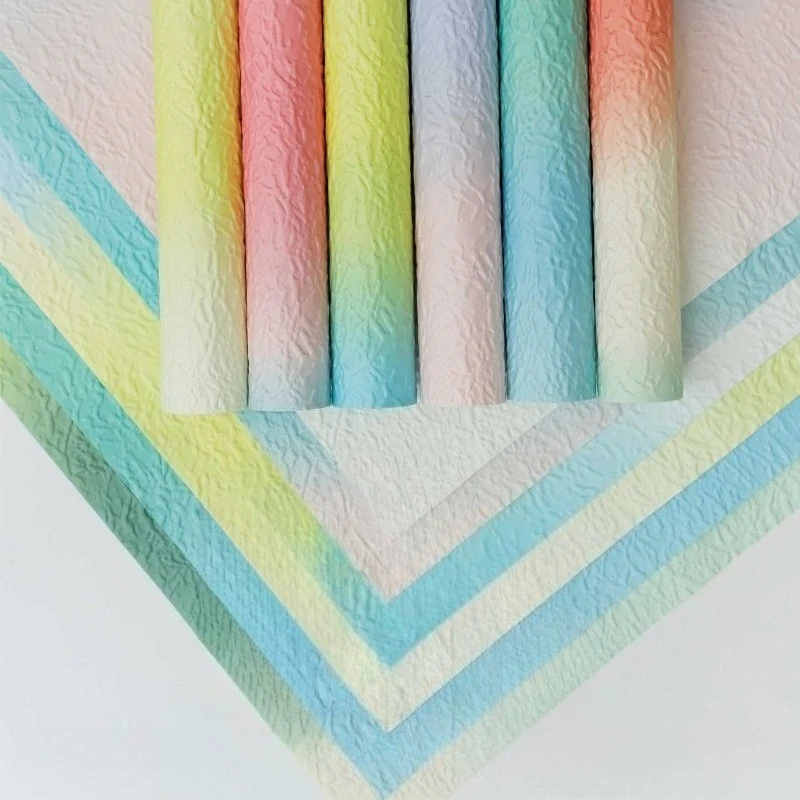 Colorful Gradient Wrinkled Patterned Paper Waterproof Flower Packaging Paper Wedding Party Bouquet Gift Decor Supplies Rose Pack
Colorful Gradient Wrinkled Patterned Paper Waterproof Flower Packaging Paper Wedding Party Bouquet Gift Decor Supplies Rose Pack