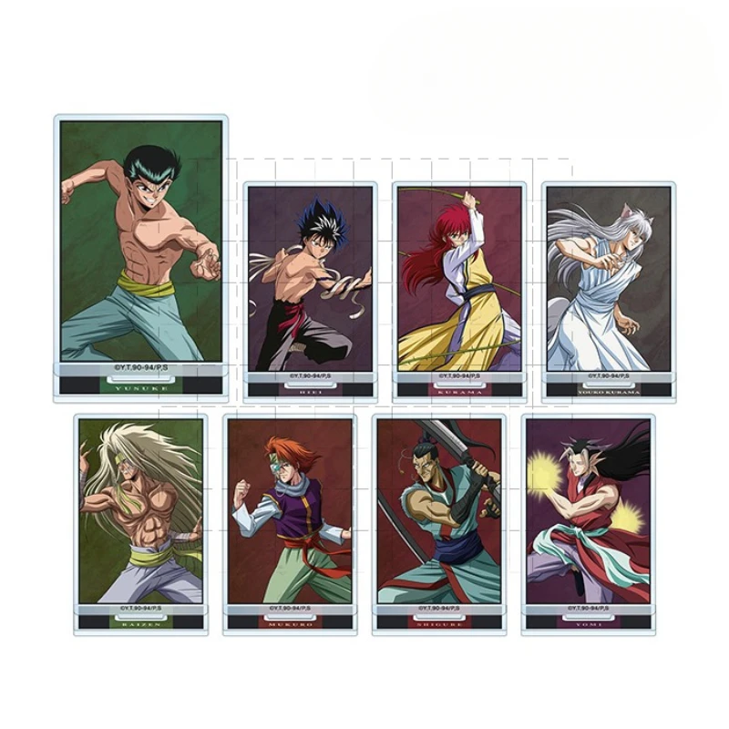 Game Kurama Kuwabara Koenma Urameshi Yusuke Hiei Acrylic Stand Doll Anime Mini Figure Model Plate Cosplay Toy for Gift 
Game Kurama Kuwabara Koenma Urameshi Yusuke Hiei Acrylic Stand Doll Anime Mini Figure Model Plate Cosplay Toy for Gift