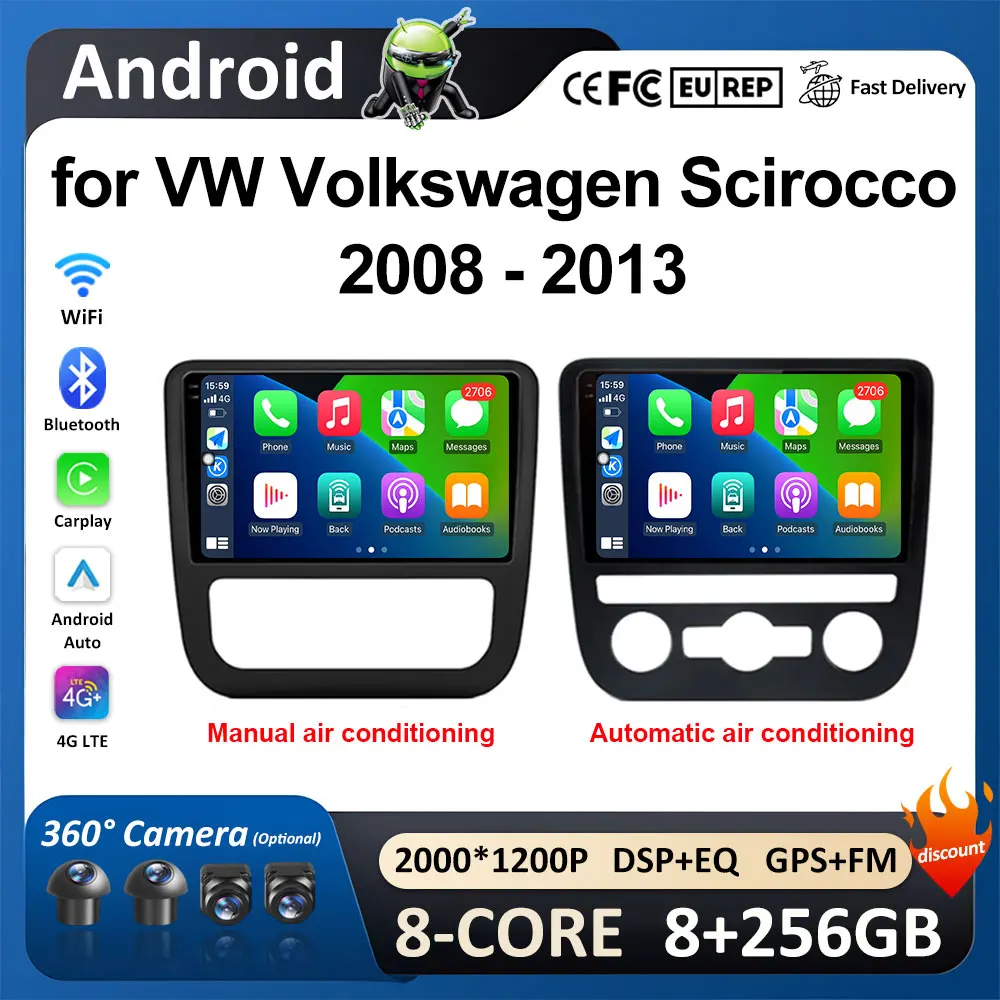 HD Screen for VW Volkswagen Scirocco 2008 2009 2010 - 2013 Android Smart System GPS Navigation Car Radio Multimedia Player WiFi
HD Screen for VW Volkswagen Scirocco 2008 2009 2010 - 2013 Android Smart System GPS Navigation Car Radio Multimedia Player WiFi