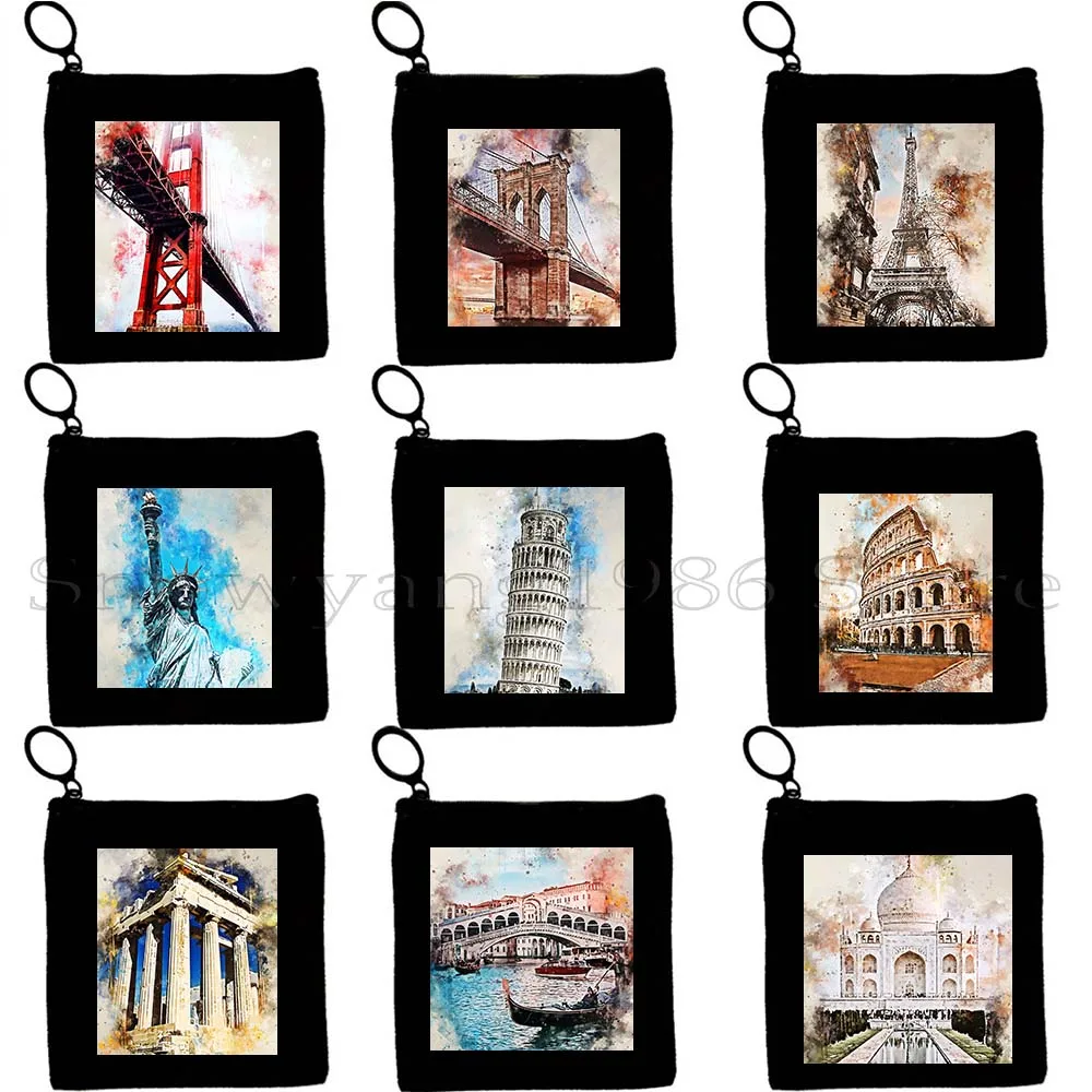 New York Paris London Madrid Cairo Budapest Ankara Painting Watercolor Architecture Key Coin Purse Case Bag Wallet Zipper Pouch
New York Paris London Madrid Cairo Budapest Ankara Painting Watercolor Architecture Key Coin Purse Case Bag Wallet Zipper Pouch