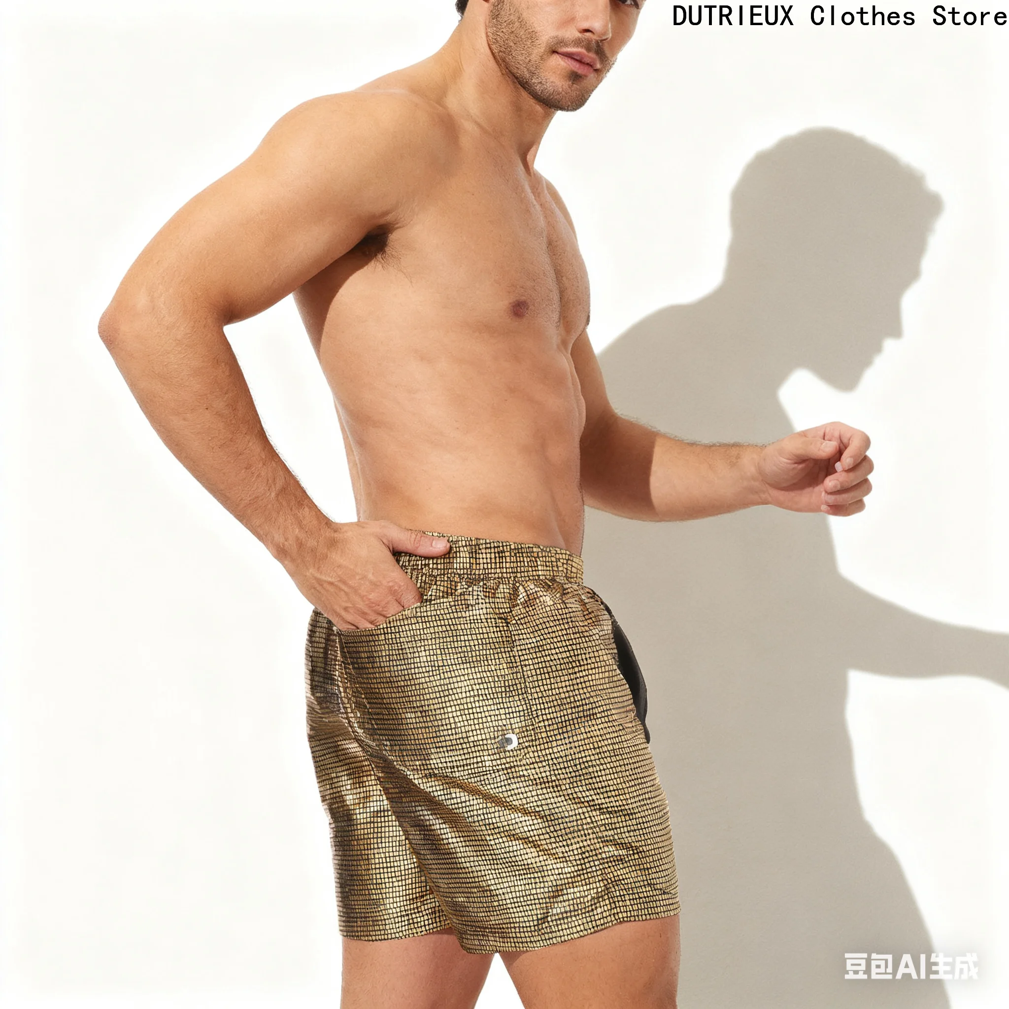 Мужские повседневные блестящие шорты, модные привлекательные мужские шорты в праздничном стиле, удобные спортивные пляжные шорты для мужчин 
Мужские повседневные блестящие шорты, модные привлекательные мужские шорты в праздничном стиле, удобные спортивные пляжные шорты для мужчин