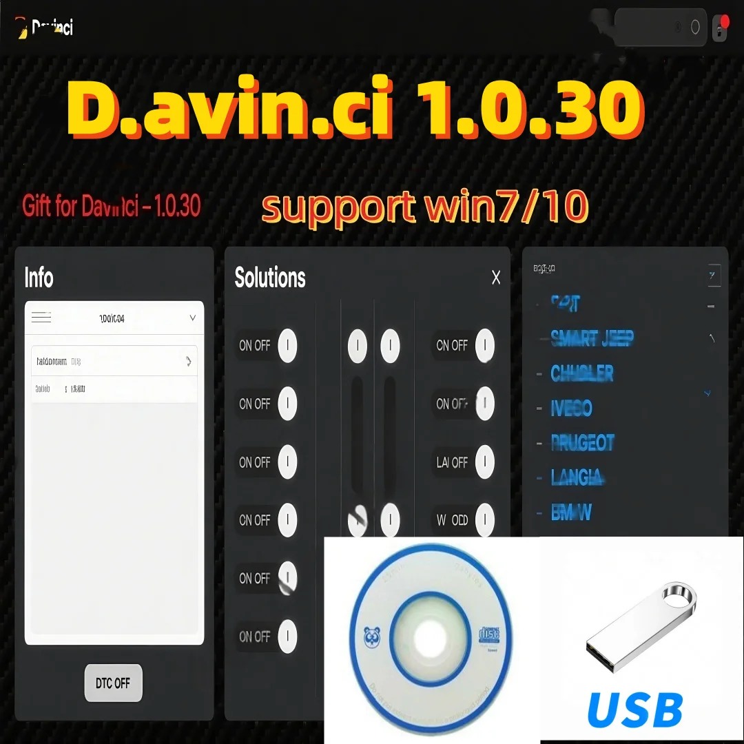 Программное обеспечение Davinci 1.0.30 (2026) с поддержкой Windows 7/10, совместимое с Davinci 1.0.28, для ремонта K.ESS/KTAG, активации, перепрограммирования и ремонта ЭБУ.
Программное обеспечение Davinci 1.0.30 (2026) с поддержкой Windows 7/10, совместимое с Davinci 1.0.28, для ремонта K.ESS/KTAG, активации, перепрограммирования и ремонта ЭБУ.