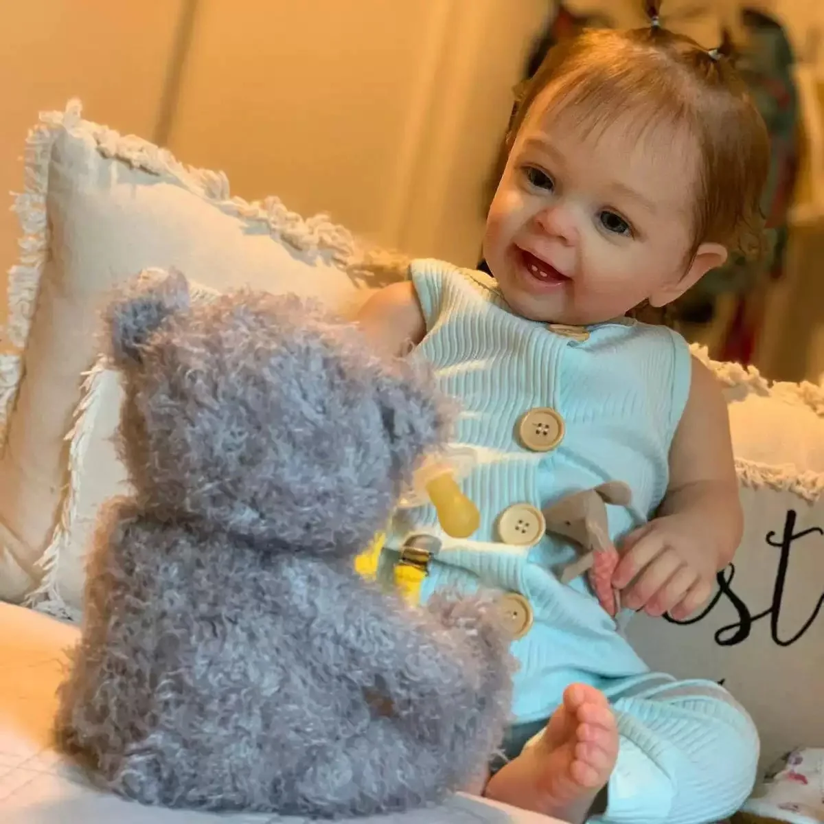 20 inch 50cm newborn doll, girl doll, lifelike princess, toddler, newborn toy, birthday/Christmas gift
20 inch 50cm newborn doll, girl doll, lifelike princess, toddler, newborn toy, birthday/Christmas gift