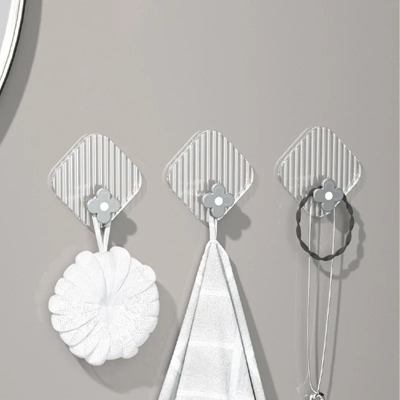 4PCS/Pack Adhesive Wall Hook Shower Hooks for Hanging Self-adhesive Towel Holder Bathroom Accessories Home Decor
4PCS/Pack Adhesive Wall Hook Shower Hooks for Hanging Self-adhesive Towel Holder Bathroom Accessories Home Decor