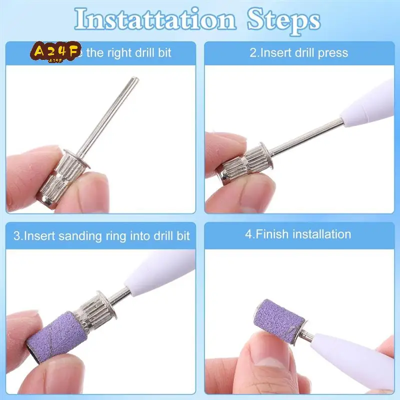 A24F-Mandrel Nail Drill Bit, 20 Pcs Sanding Bits For Nail Drill 3/32 Inch Sanding Band Shaft Replacement Nail Drill Bit
A24F-Mandrel Nail Drill Bit, 20 Pcs Sanding Bits For Nail Drill 3/32 Inch Sanding Band Shaft Replacement Nail Drill Bit