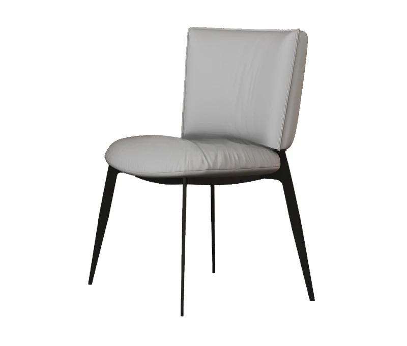 Soft pack home dining chair Italian minimalist high-end chair living room dining table back
Soft pack home dining chair Italian minimalist high-end chair living room dining table back