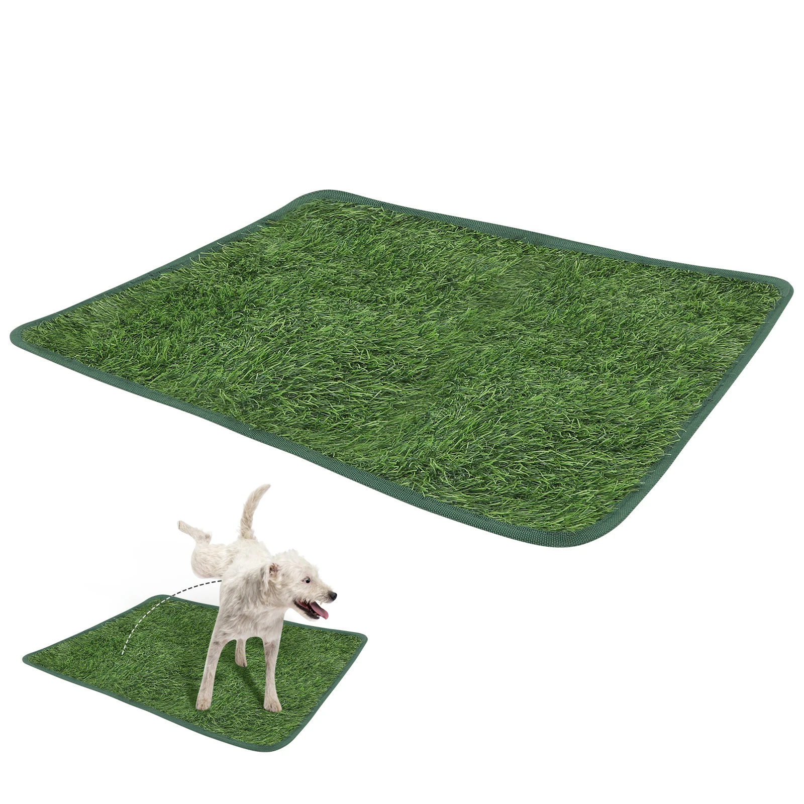 Outdoor Mat Paper Grass Tpr Reusable Wee Puppy Washable Pee Pads for Dogs 
Outdoor Mat Paper Grass Tpr Reusable Wee Puppy Washable Pee Pads for Dogs