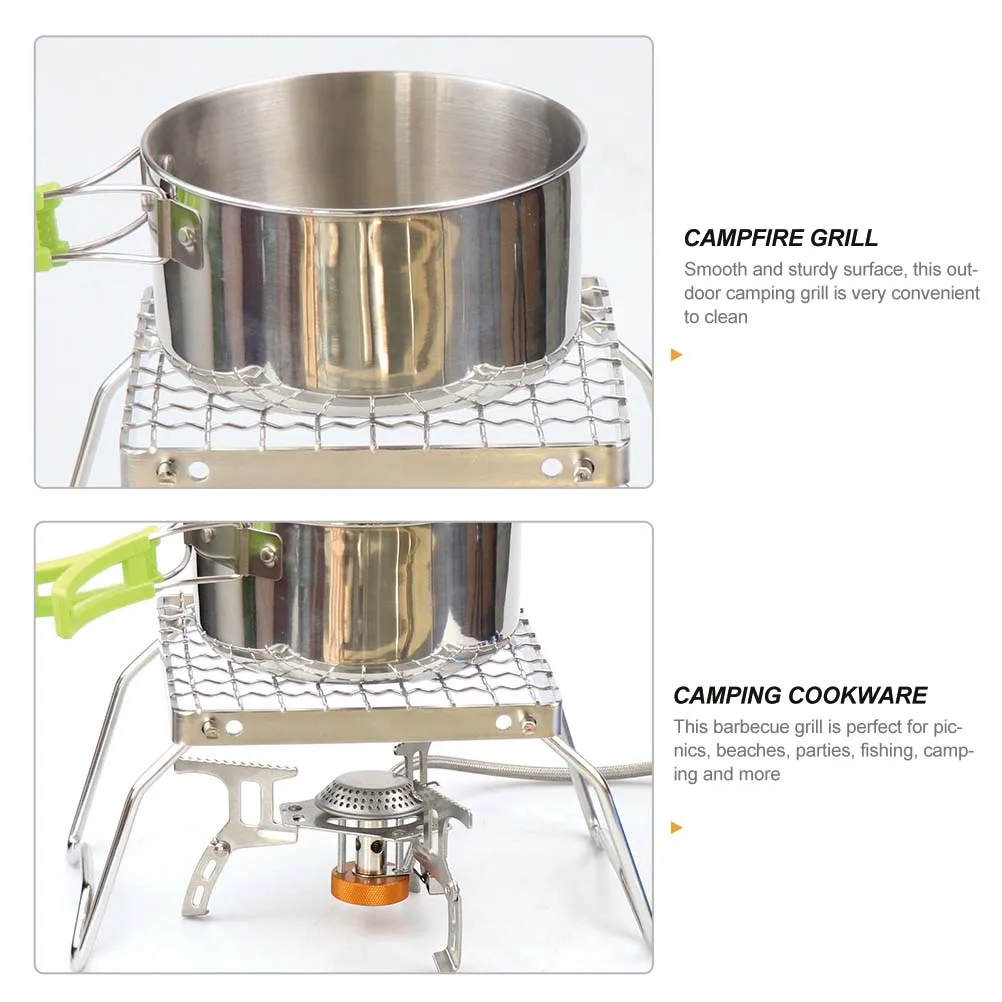 1 set Folding Campfire Grill Stainless Steel Portable Outdoor Barbecue Grill Camping Cookware Picnic Beach Bbq Rack
1 set Folding Campfire Grill Stainless Steel Portable Outdoor Barbecue Grill Camping Cookware Picnic Beach Bbq Rack