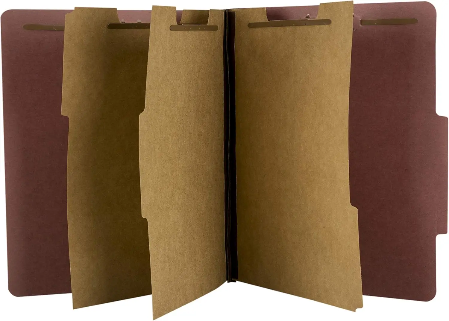 Red Partition Folders, Letter Size, 10-Pack, 3 Dividers, 2/5 Cut Tab, 3" Expansion, 2" Fasteners
Red Partition Folders, Letter Size, 10-Pack, 3 Dividers, 2/5 Cut Tab, 3" Expansion, 2" Fasteners