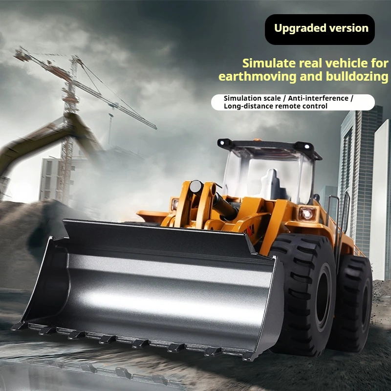 Huina 1583 Heavy-Duty Four-Wheel Drive 2.4g Wireless Frequency Remote Control 22 Channel Alloy Body Bulldozer Children'S Toy
Huina 1583 Heavy-Duty Four-Wheel Drive 2.4g Wireless Frequency Remote Control 22 Channel Alloy Body Bulldozer Children'S Toy