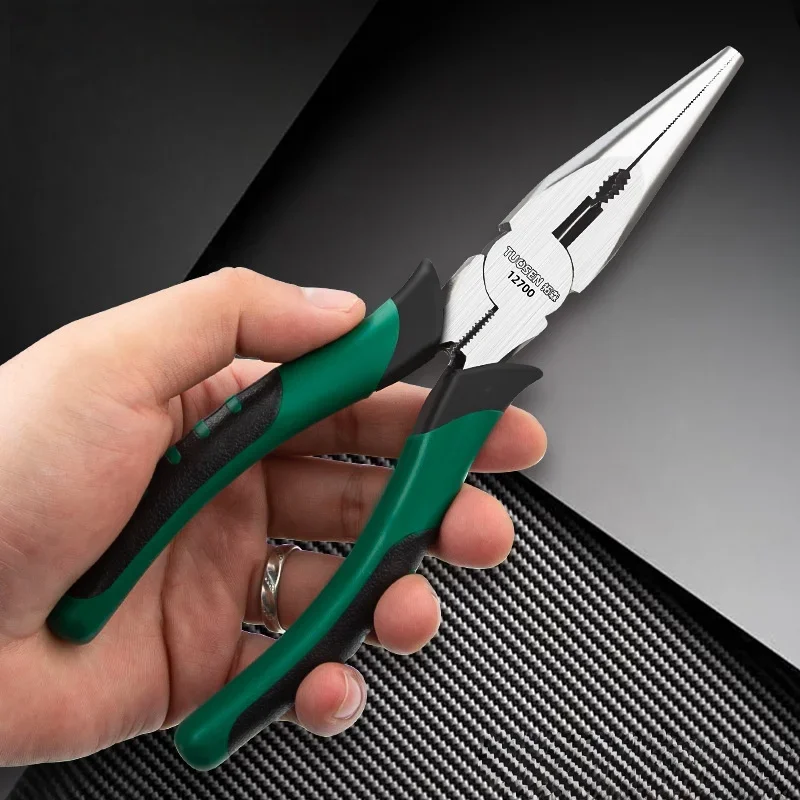 Многофункциональные универсальные кусачки-6/8 дюймов, промышленные игольчатые диагональные плоскогубцы, аппаратные средства для электриков и ремонтов
Многофункциональные универсальные кусачки-6/8 дюймов, промышленные игольчатые диагональные плоскогубцы, аппаратные средства для электриков и ремонтов