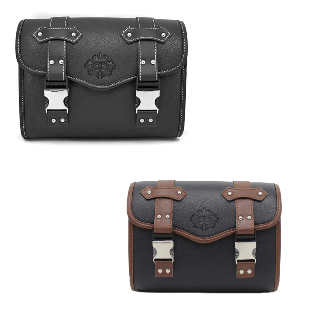 Motorcycle Handlebar Bags PU Leather Waterproof Cycling Luggage Bag Large Capacity Retro Hanging Tool Bag For Motorbike ATVs
Motorcycle Handlebar Bags PU Leather Waterproof Cycling Luggage Bag Large Capacity Retro Hanging Tool Bag For Motorbike ATVs