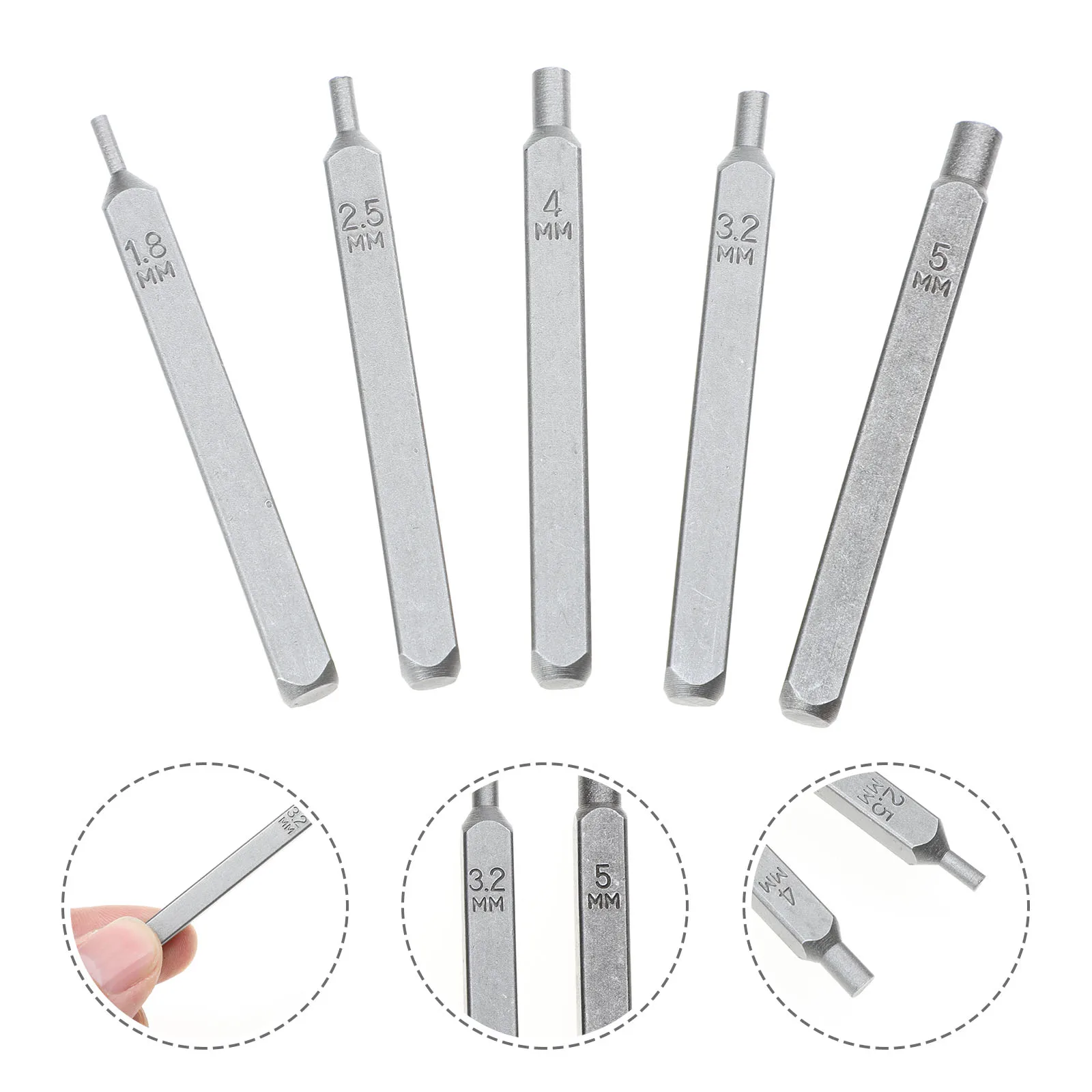 5pcs Crystal Inlay Tool Set Jewelry Stamping Kit 40CR V Alloy Steel Wear Resistant Strong Making for Personalized
5pcs Crystal Inlay Tool Set Jewelry Stamping Kit 40CR V Alloy Steel Wear Resistant Strong Making for Personalized