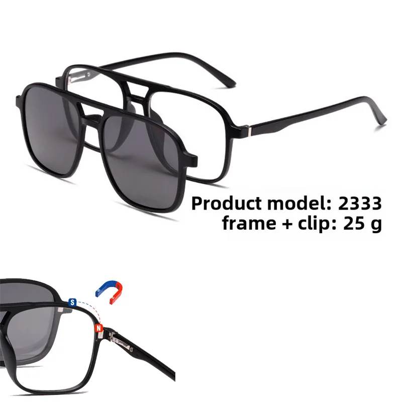 Fashion Optical Spectacle Frame Men Women Myopia With 5 Clip On Sunglasses Polarized Magnetic Glasses For Male Eyeglasses
Fashion Optical Spectacle Frame Men Women Myopia With 5 Clip On Sunglasses Polarized Magnetic Glasses For Male Eyeglasses