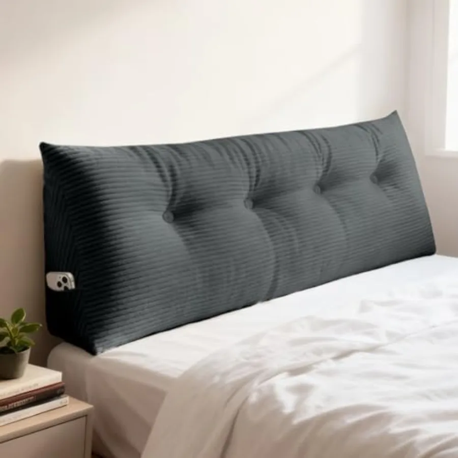 Wedge Pillow Headboard Full Triangular Bed Wedge Pillow for Headboard, Headboard Pillow Reading Pillow for Daybeds and Bunk Bed
Wedge Pillow Headboard Full Triangular Bed Wedge Pillow for Headboard, Headboard Pillow Reading Pillow for Daybeds and Bunk Bed