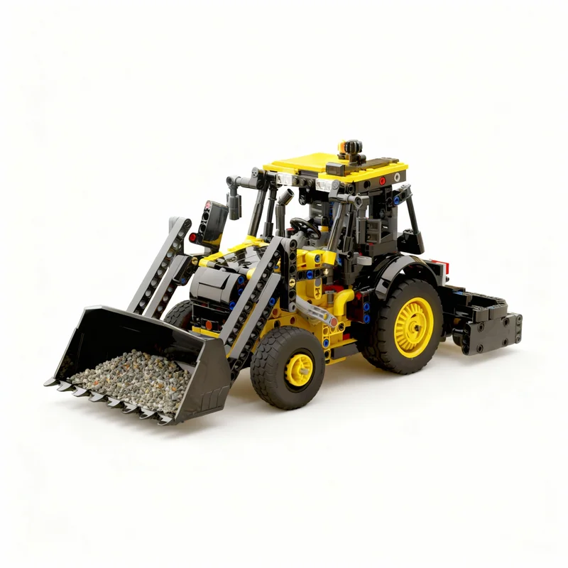 968pcs MOC Tractor Loader Technical Model Building Blocks Construction Toy Christmas Gifts DIY Creative Idea Education Assemble
968pcs MOC Tractor Loader Technical Model Building Blocks Construction Toy Christmas Gifts DIY Creative Idea Education Assemble