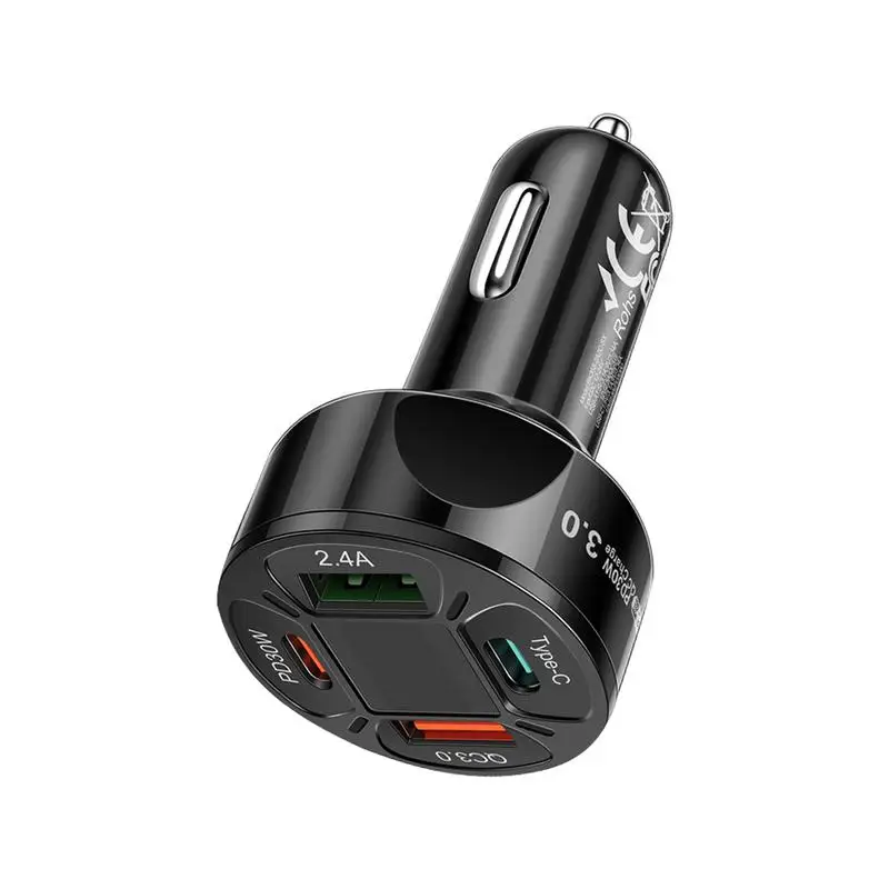 Portable Car Charger Multipurpose 4 Port Car Charger Adapter Portable Car Charger Adapter Car Accessories For Travel Daily Life
Portable Car Charger Multipurpose 4 Port Car Charger Adapter Portable Car Charger Adapter Car Accessories For Travel Daily Life