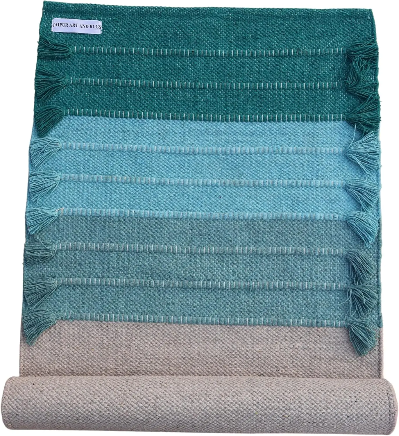 Hand-Woven Cotton Yoga Mat - Eco-Friendly, Non Slip & Thick (24"x72"x5mm) for Home Fitness
Hand-Woven Cotton Yoga Mat - Eco-Friendly, Non Slip & Thick (24"x72"x5mm) for Home Fitness