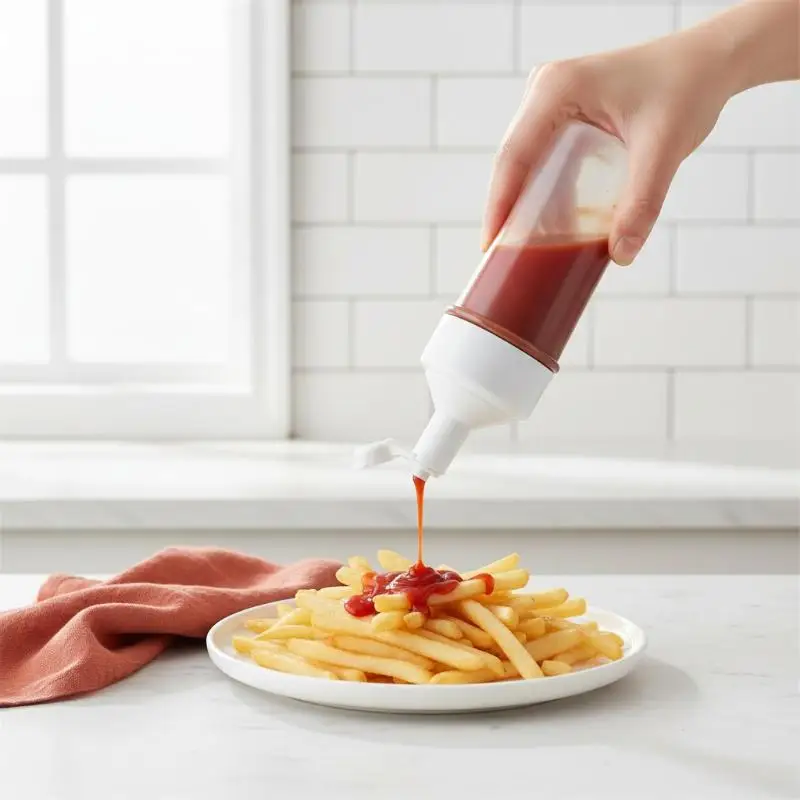 250Ml Kitchen Squeeze Seasoning Bottle With Rack Leak-Proof Condiment Empty Bottles
250Ml Kitchen Squeeze Seasoning Bottle With Rack Leak-Proof Condiment Empty Bottles