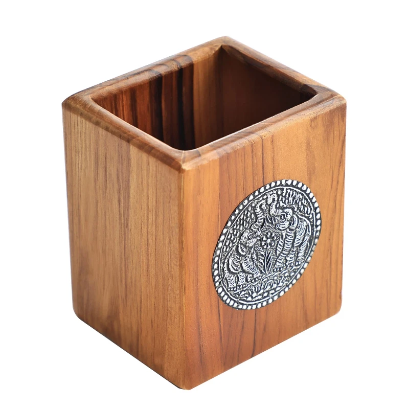 Wooden Round Creative Pen Holder Minimalist Desktop Ornament Multifunctional Storage Box Calligraphy Writing Studying Supplies
Wooden Round Creative Pen Holder Minimalist Desktop Ornament Multifunctional Storage Box Calligraphy Writing Studying Supplies