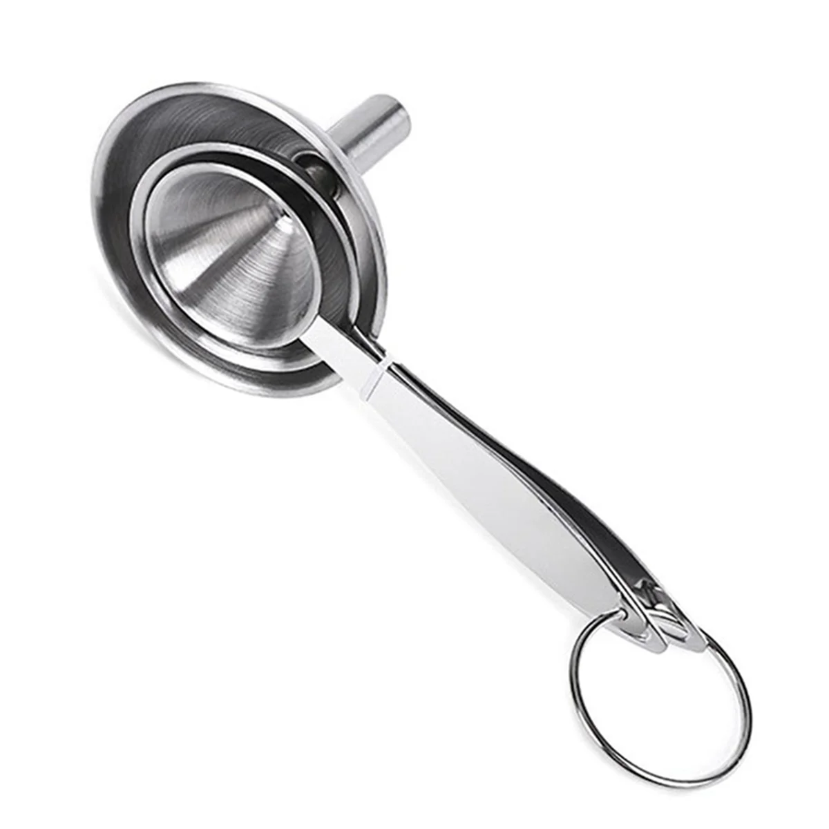 A71P 6X 3 in 1 Funnels for Filling Bottles Stainless Steel Small Kitchen Funnel Set for Transferring Essential Oils Liquid
A71P 6X 3 in 1 Funnels for Filling Bottles Stainless Steel Small Kitchen Funnel Set for Transferring Essential Oils Liquid