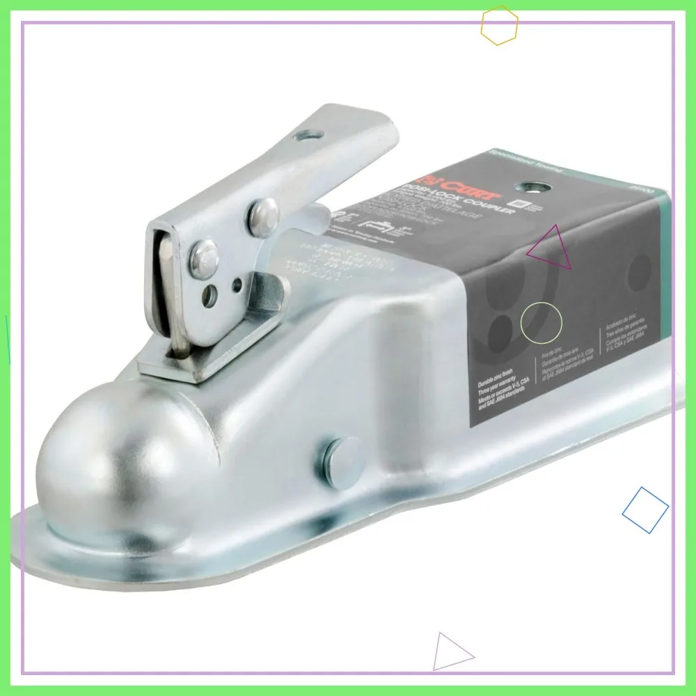 3-Inch Channel Straight Tongue Trailer Coupler for 2-In Hitch Ball, 5000 lbs Capacity
3-Inch Channel Straight Tongue Trailer Coupler for 2-In Hitch Ball, 5000 lbs Capacity