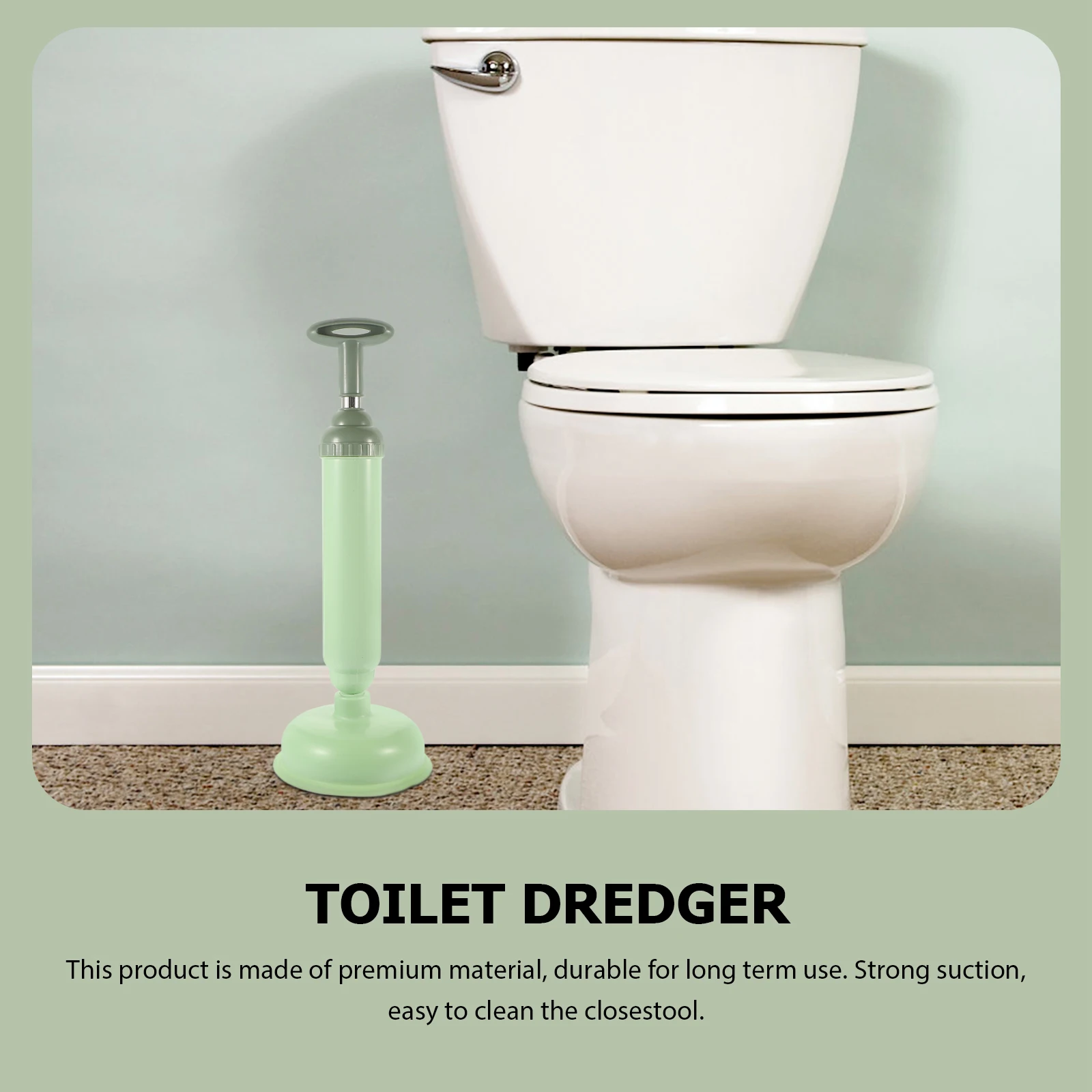 1pc Toilet Unclog Long Handle Plunger Drain Cleaner for Bathroom Kitchen PVC Stainless Steel Rubber Suction Closet Tool
1pc Toilet Unclog Long Handle Plunger Drain Cleaner for Bathroom Kitchen PVC Stainless Steel Rubber Suction Closet Tool