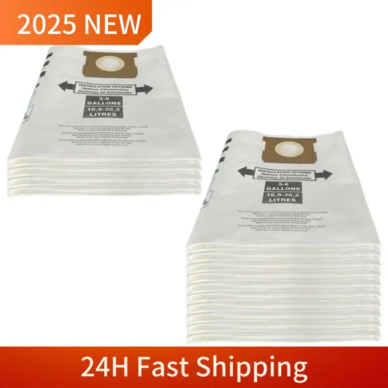 2025 Trend 14 Pcs Universal Dry Vac Dust Bag 5 To 8 Gallon Vacuum Cleaners For Shop Vac 5-8 Gallon Ridgid VF Dust Bags
2025 Trend 14 Pcs Universal Dry Vac Dust Bag 5 To 8 Gallon Vacuum Cleaners For Shop Vac 5-8 Gallon Ridgid VF Dust Bags