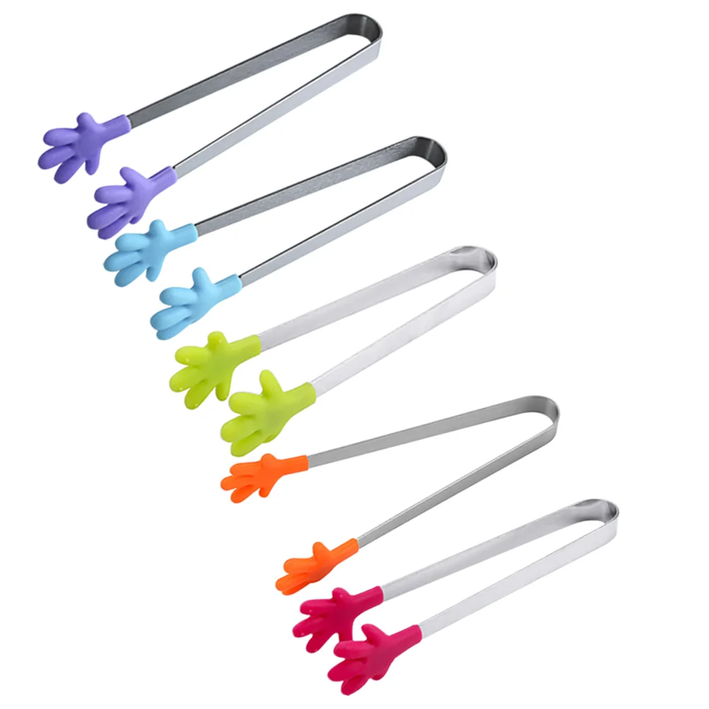 5 Pcs Palm Silicone Clip Mini Tongs for Appetizers Tweezers Candy Kitchen Hand Snack Finger
5 Pcs Palm Silicone Clip Mini Tongs for Appetizers Tweezers Candy Kitchen Hand Snack Finger