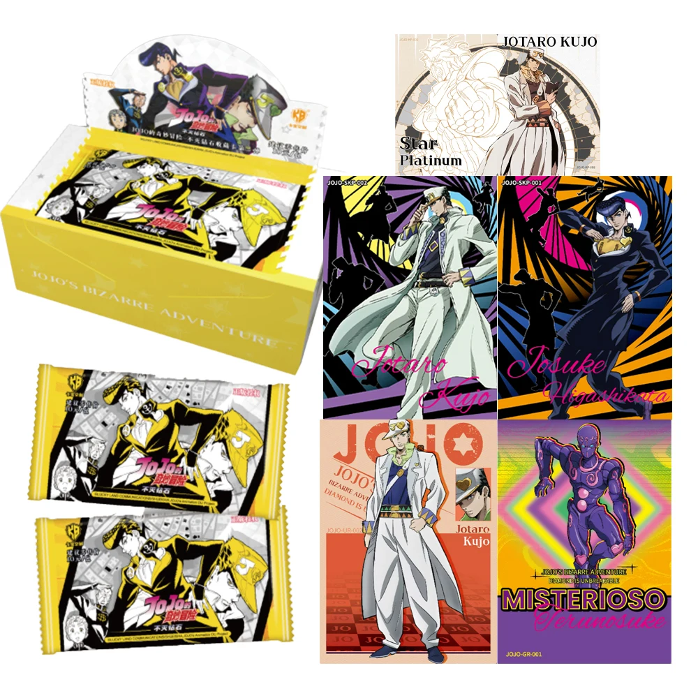 Authentic JoJo's Bizarre Adventure Diamond Is Unbreakable Full Box Stand Character Illustrated Anime Peripheral Cards
Authentic JoJo's Bizarre Adventure Diamond Is Unbreakable Full Box Stand Character Illustrated Anime Peripheral Cards