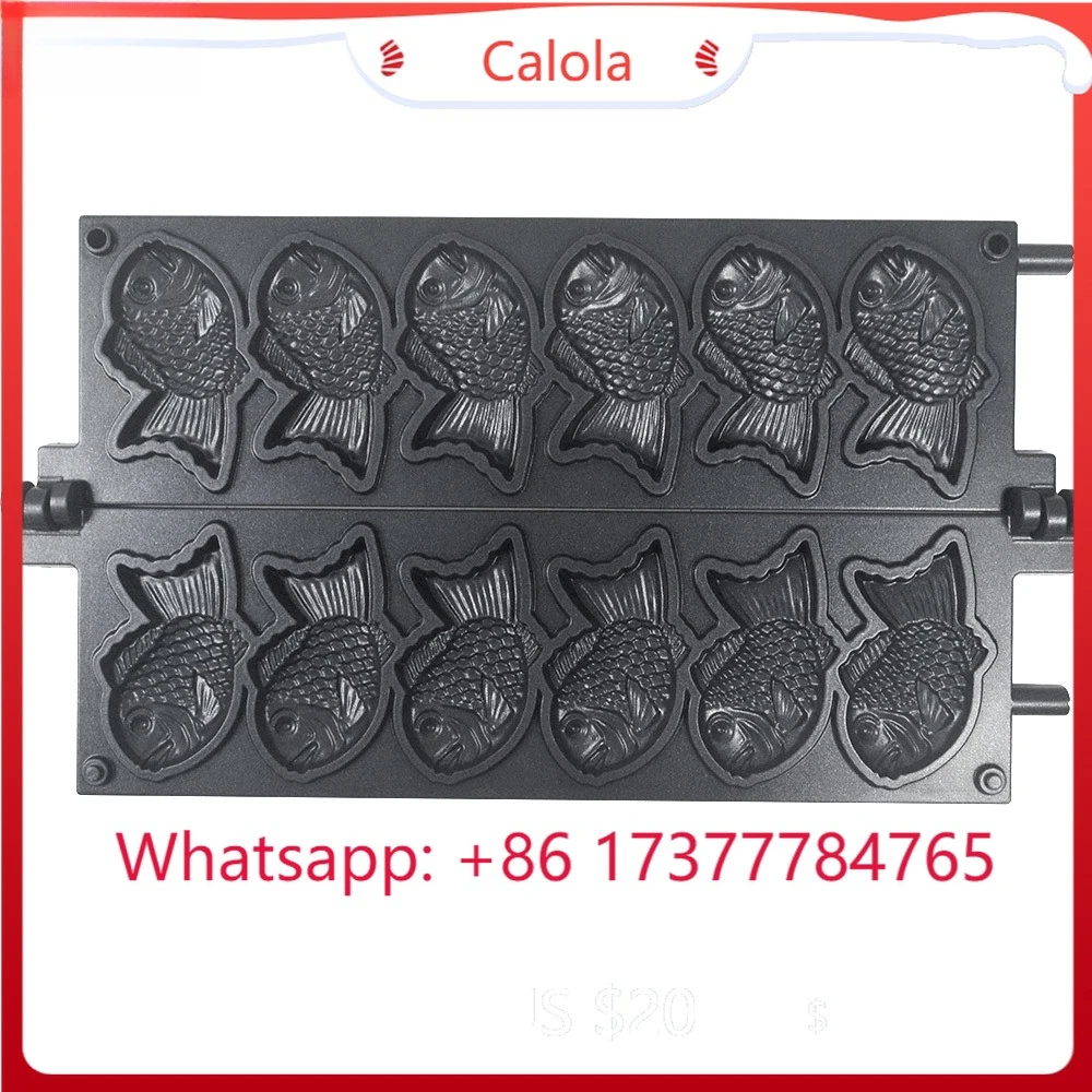 6PCS Fish Shaped Waffle Maker Mold, Taiyaki Maker Spare Accessories
6PCS Fish Shaped Waffle Maker Mold, Taiyaki Maker Spare Accessories