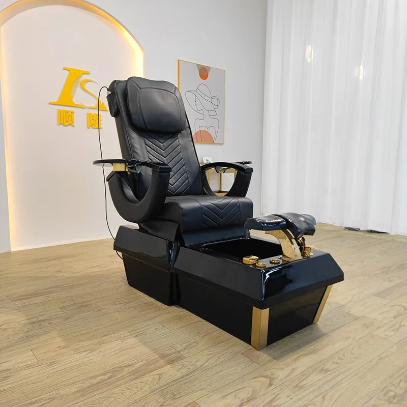 Modern Nail Salon Equipment Led Lights Foot Care Spa Chair Electric Massage Pedicure Chair with Discharge Pump Pedicure Chair
Modern Nail Salon Equipment Led Lights Foot Care Spa Chair Electric Massage Pedicure Chair with Discharge Pump Pedicure Chair