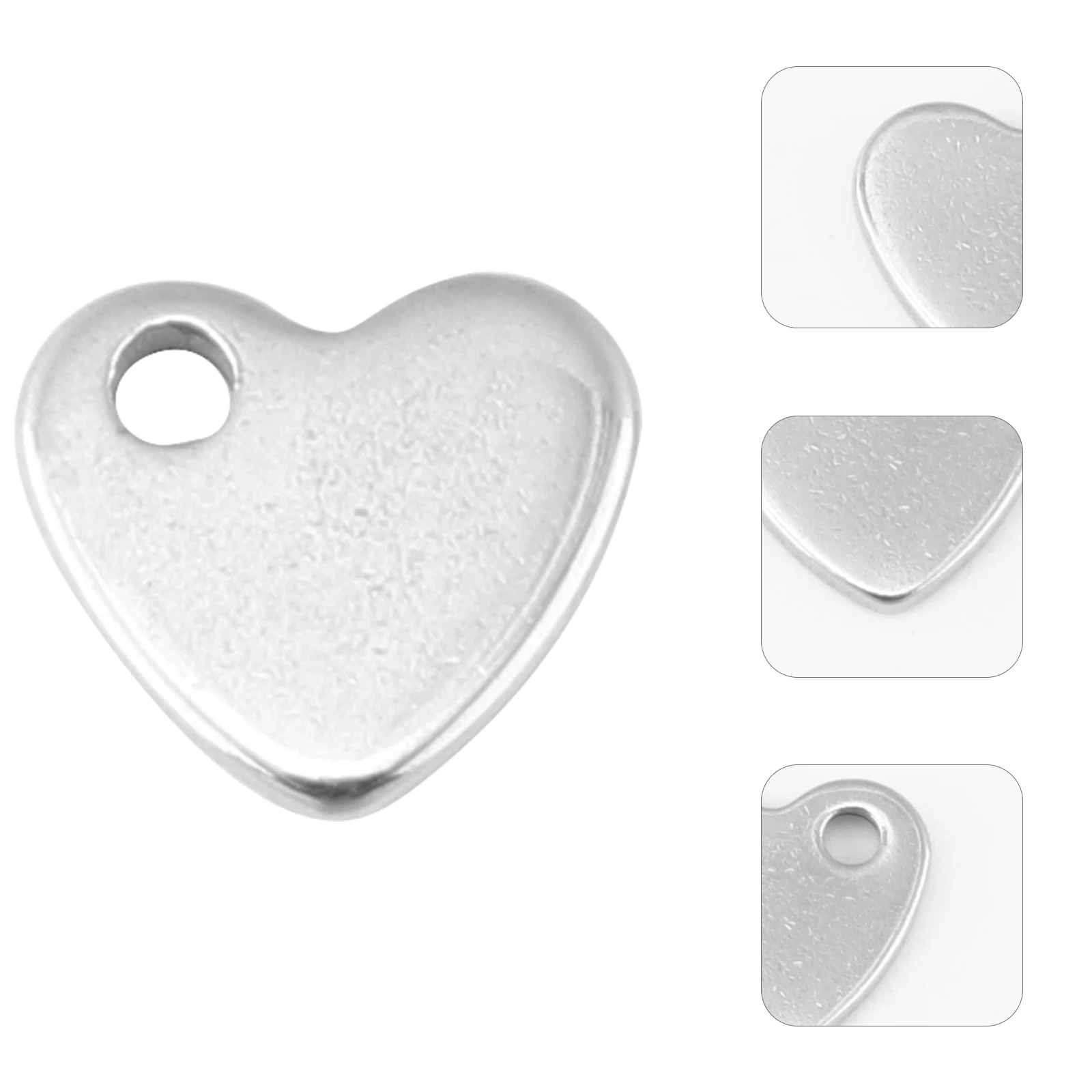 1 Bag Stainless Steel Heart Pendant Charms Necklace Jewelry Making Accessories Durable Decorative Crafts Diy Heart Shaped
1 Bag Stainless Steel Heart Pendant Charms Necklace Jewelry Making Accessories Durable Decorative Crafts Diy Heart Shaped