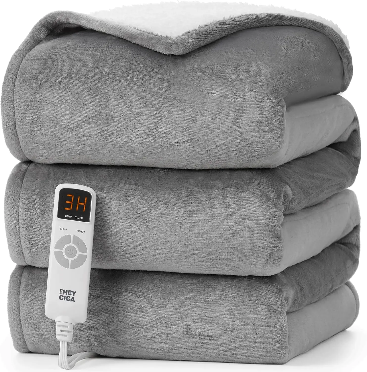 Electric Heated Throw Blanket with 9 Heat Levels, Auto Shut-Off, Fast Warming, Machine Washable, 50x60 Inches
Electric Heated Throw Blanket with 9 Heat Levels, Auto Shut-Off, Fast Warming, Machine Washable, 50x60 Inches