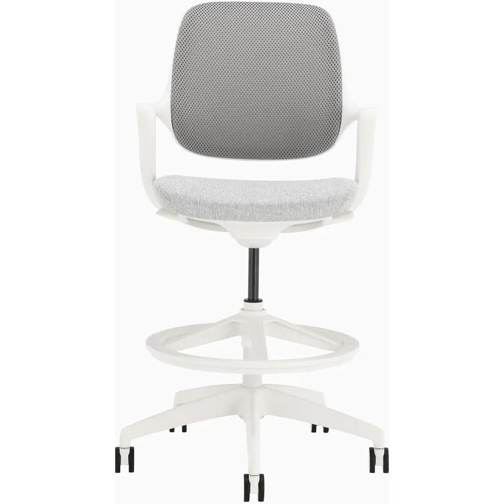 Low Back Ergonomic Swivel Chair with Padded Seat, Adjustable Height, Wheels, Suitable for Office, Home, or Study (White)
Low Back Ergonomic Swivel Chair with Padded Seat, Adjustable Height, Wheels, Suitable for Office, Home, or Study (White)
