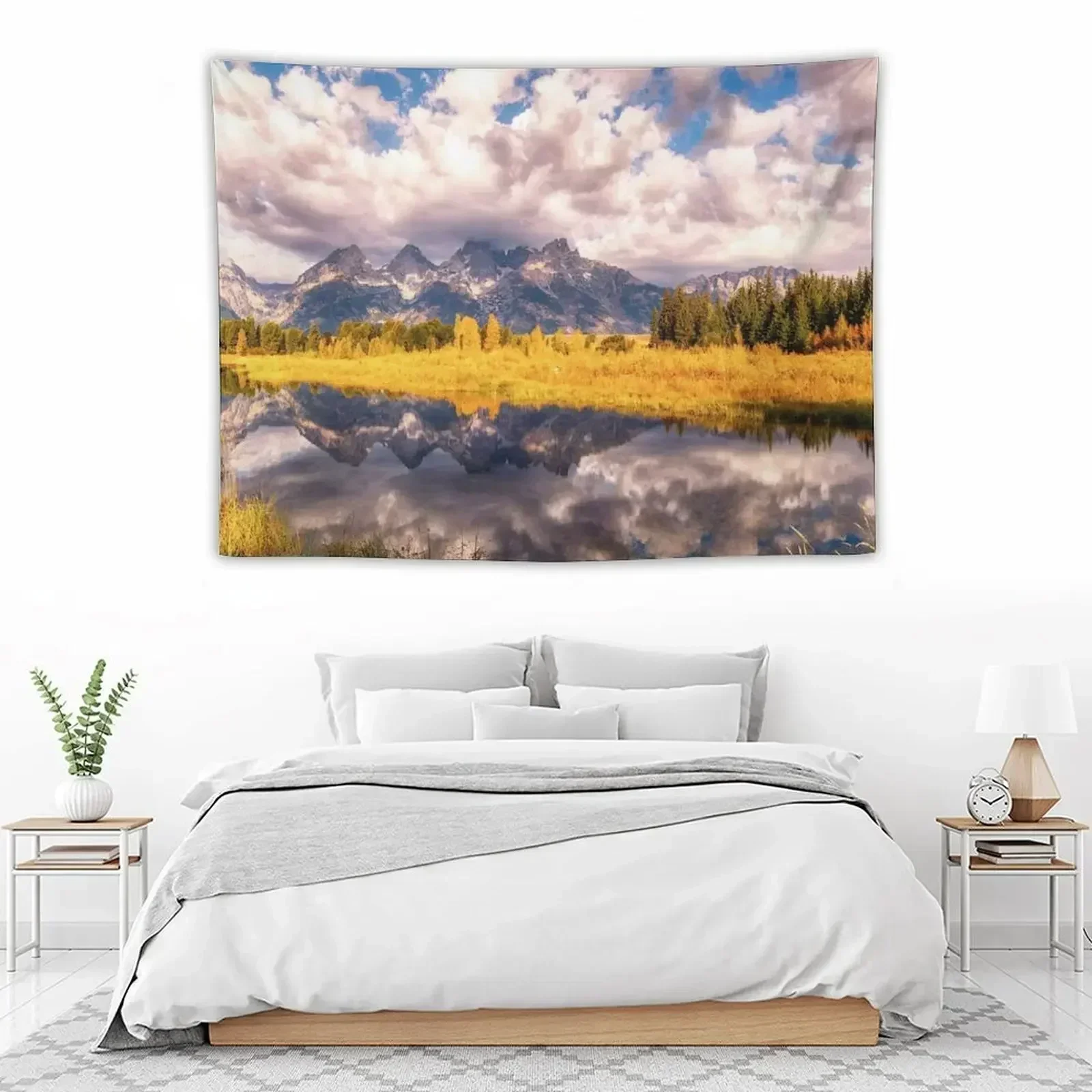 The Grand Tetons Range Reflection Les Trois Tetons Tapestry Wall Mural Nordic Home Decor Tapestry
The Grand Tetons Range Reflection Les Trois Tetons Tapestry Wall Mural Nordic Home Decor Tapestry