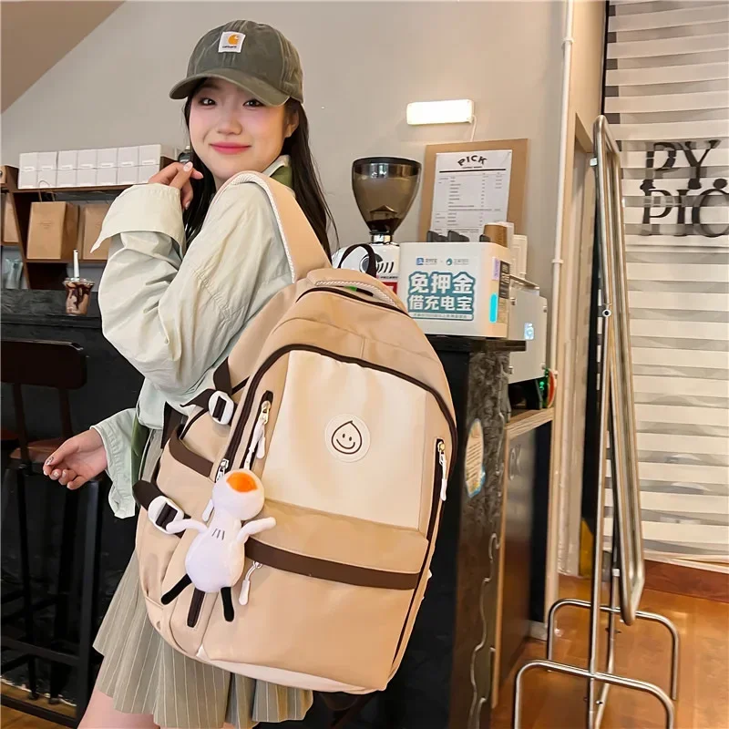 Large Capacity Backpack Minimalist Student Casual Backpack Waterproof Canvas Schoolbag High School Middle School Student
Large Capacity Backpack Minimalist Student Casual Backpack Waterproof Canvas Schoolbag High School Middle School Student