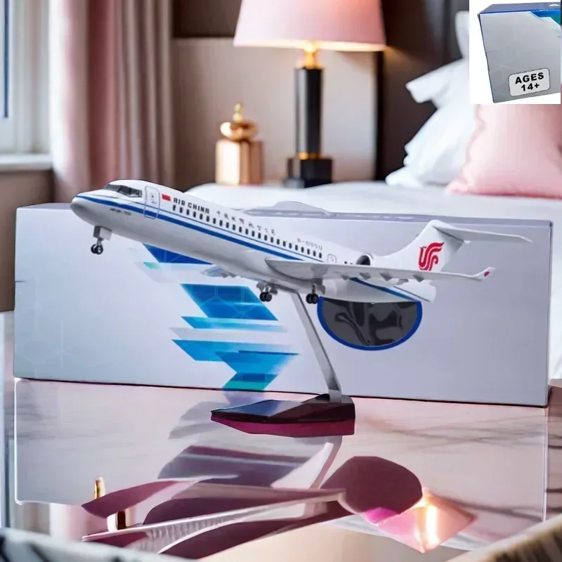 Resin Plane Model 1:150 Airplane 47cm Arj21-700 Aircraft Air China Airline Landing Gears Diecast Plastic Collection Display Toys
Resin Plane Model 1:150 Airplane 47cm Arj21-700 Aircraft Air China Airline Landing Gears Diecast Plastic Collection Display Toys