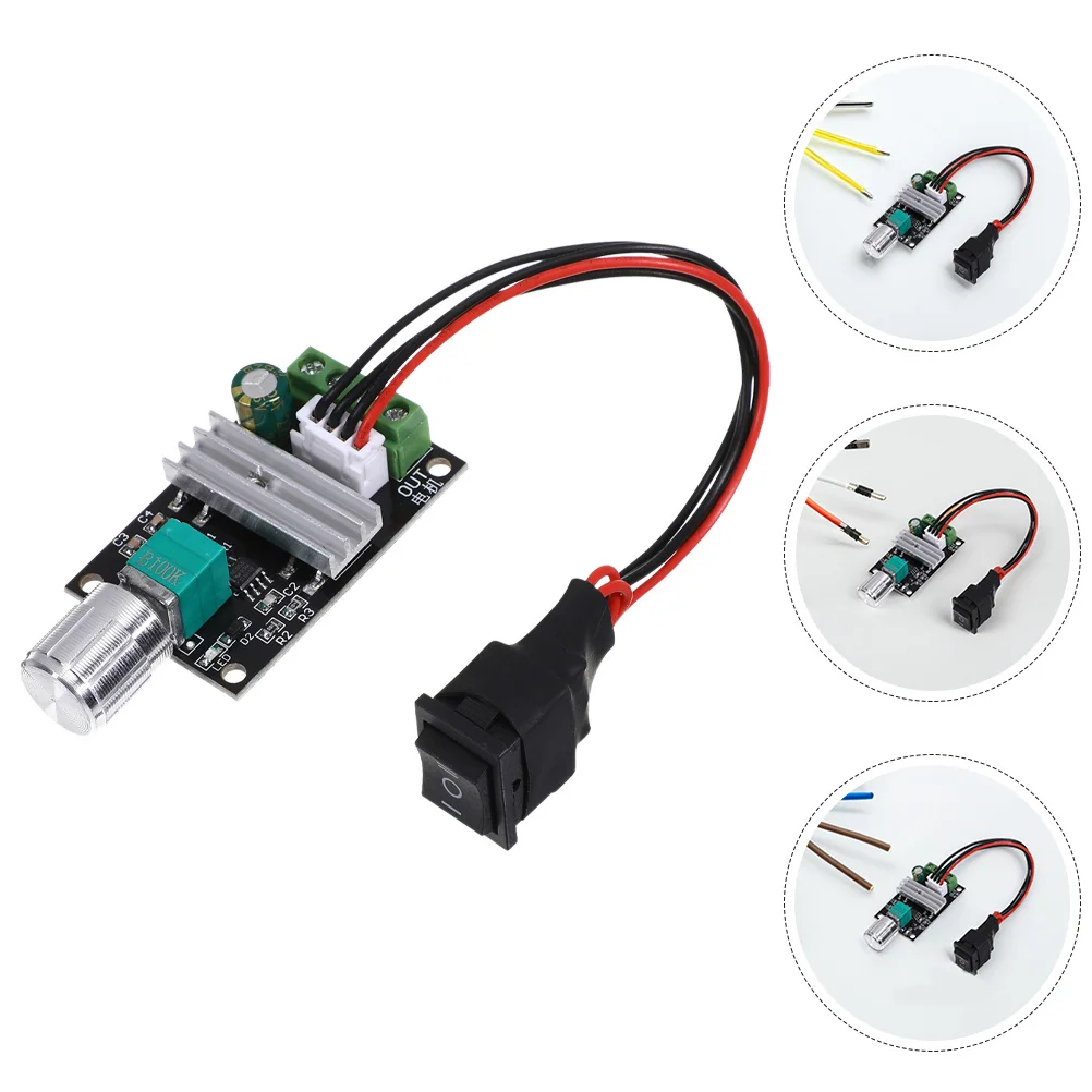 2pcs Dc Controller Pwm Adjustable Reversible Forward Reverse Switch Button Control Module Overload Protection Efficient
2pcs Dc Controller Pwm Adjustable Reversible Forward Reverse Switch Button Control Module Overload Protection Efficient