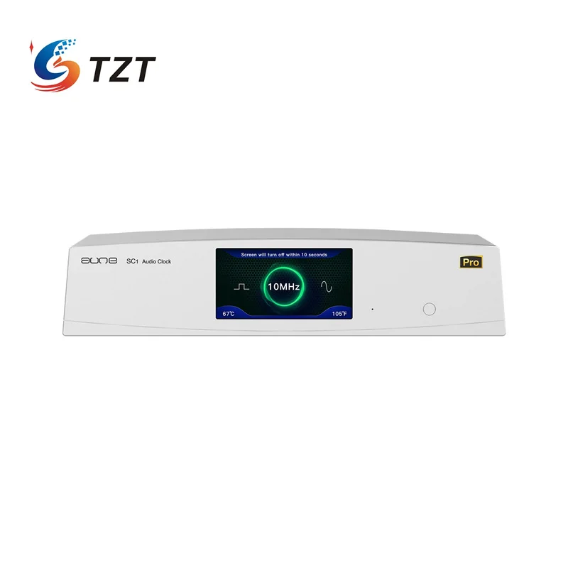 TZT AUNE Silvery/Black SC1 Pro Digital Clock Generator 10MHz Reference Level HiFi OCXO Audio Clock 220V/110V
TZT AUNE Silvery/Black SC1 Pro Digital Clock Generator 10MHz Reference Level HiFi OCXO Audio Clock 220V/110V