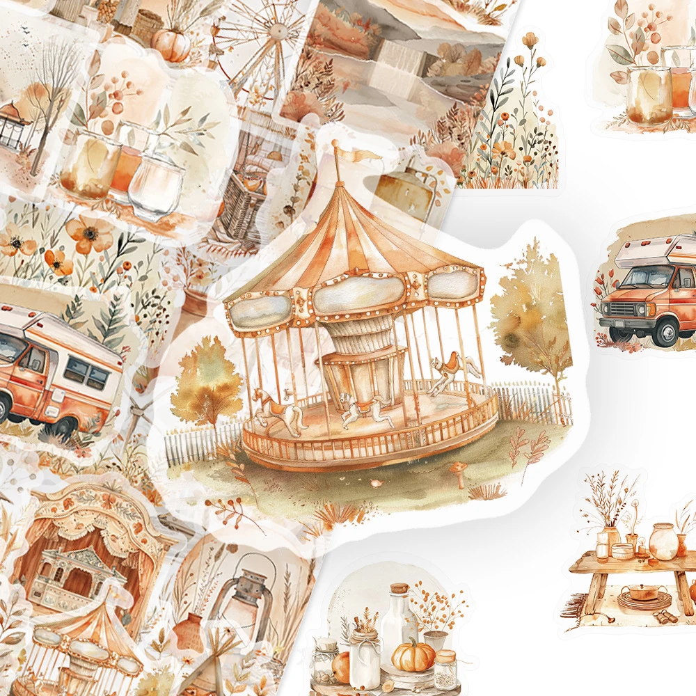 10/30/50pcs Watercolor Clip Autumn Art Cartoon Stickers Aesthetic Graffiti Sticker Skateboard Suitcase Phone Waterproof Decals
10/30/50pcs Watercolor Clip Autumn Art Cartoon Stickers Aesthetic Graffiti Sticker Skateboard Suitcase Phone Waterproof Decals