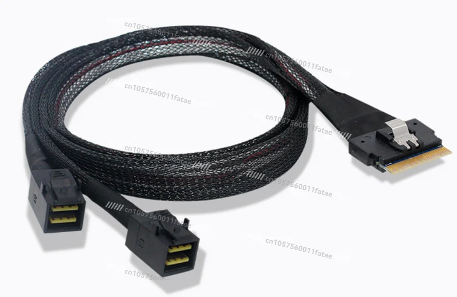 8X to 2 * MiniSAS, SFF-8654 8x to 2 * SFF-8643 Cable
8X to 2 * MiniSAS, SFF-8654 8x to 2 * SFF-8643 Cable