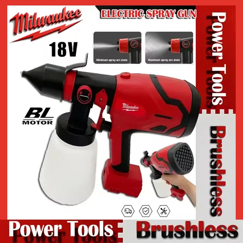 Milwaukee 800 мл беспроводной электрический пистолет-распылитель красной краски для автомобильной мебели стальное покрытие совместим с аэрографом
Milwaukee 800 мл беспроводной электрический пистолет-распылитель красной краски для автомобильной мебели стальное покрытие совместим с аэрографом