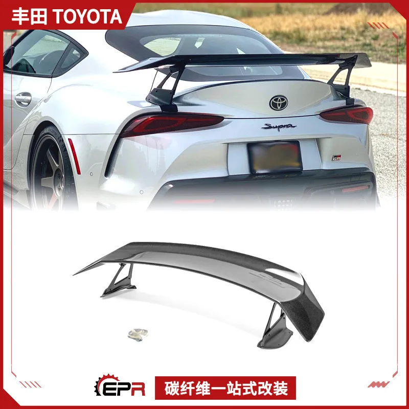 Suitable for Toyota A90 new Supra speed running modification, carbon fiber GT large tail Vortex rear disturbing wind wing
Suitable for Toyota A90 new Supra speed running modification, carbon fiber GT large tail Vortex rear disturbing wind wing