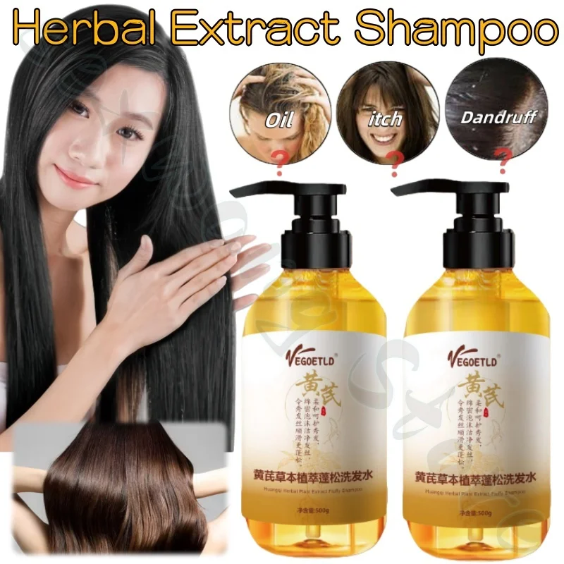 500ml Astragalus Shampoo improves frizzy and split ends, refreshes, nourishes, smoothes and shines hair, soothes hair follicles
500ml Astragalus Shampoo improves frizzy and split ends, refreshes, nourishes, smoothes and shines hair, soothes hair follicles