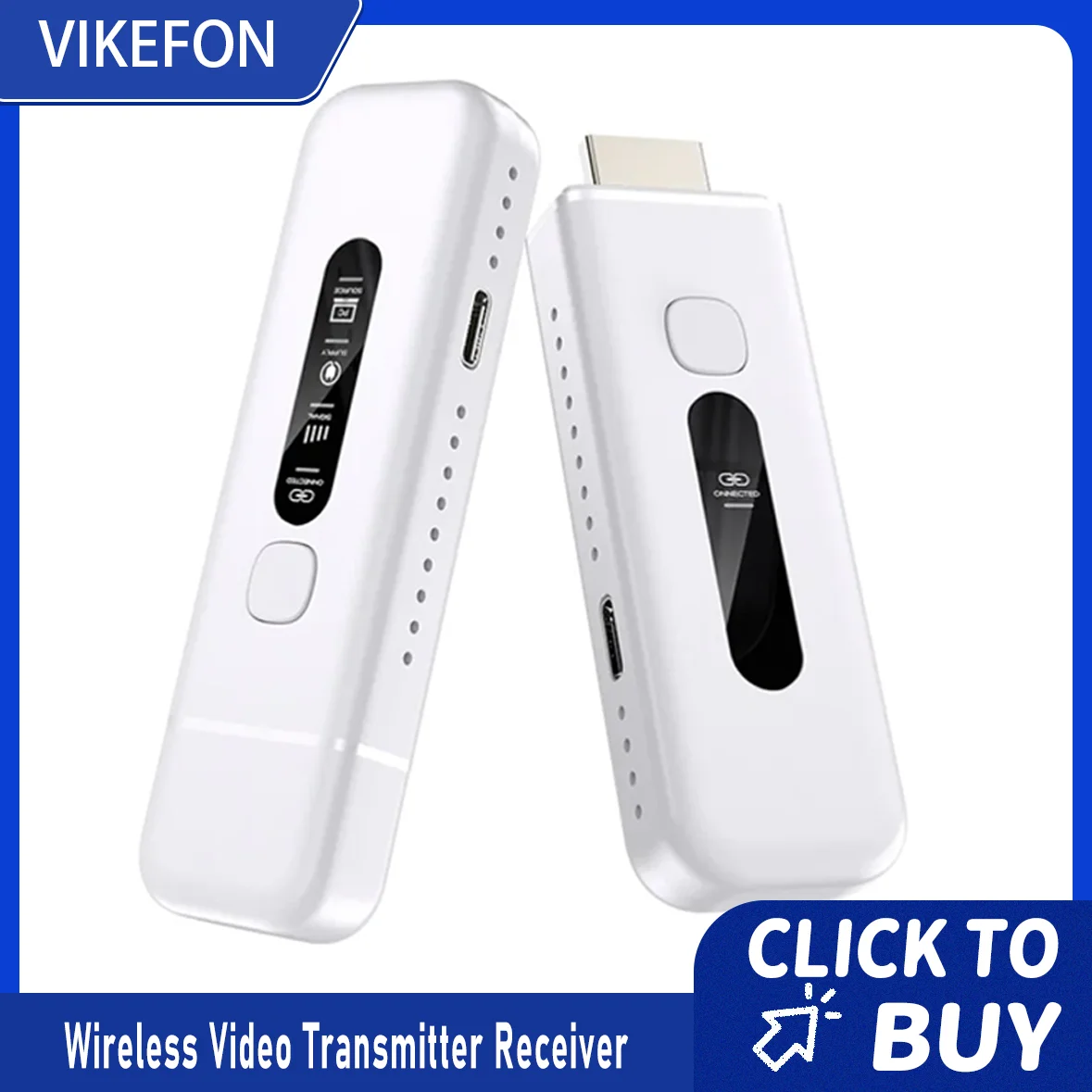 50M 1080P 60Hz Video Audio Transmitter Receiver Extender Display Adapter Wireless HDMI-Compatible From PC to Projector&Monitor
50M 1080P 60Hz Video Audio Transmitter Receiver Extender Display Adapter Wireless HDMI-Compatible From PC to Projector&Monitor