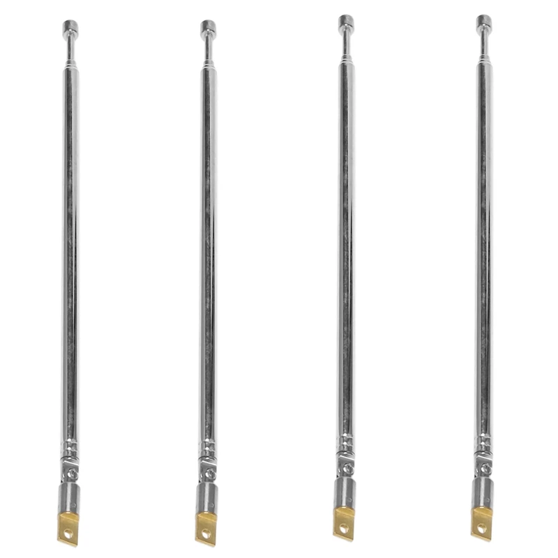 RISE-4X Replacement 60Cm 4 Sections Telescopic Antenna Aerial For Radio TV
RISE-4X Replacement 60Cm 4 Sections Telescopic Antenna Aerial For Radio TV