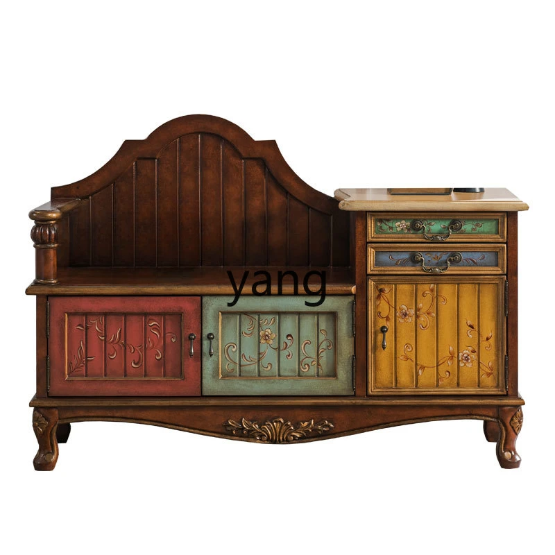 LMM new Chinese retro painted storage shoe cabinet multi-functional walnut casual
LMM new Chinese retro painted storage shoe cabinet multi-functional walnut casual