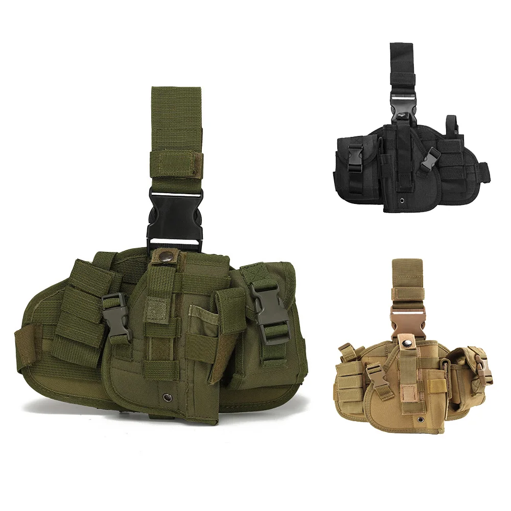 Adjustable Tactical Holster Hunting Multi Adjustable Drop Leg Holster Right Thigh Gun Holster for Universal Gun Models
Adjustable Tactical Holster Hunting Multi Adjustable Drop Leg Holster Right Thigh Gun Holster for Universal Gun Models