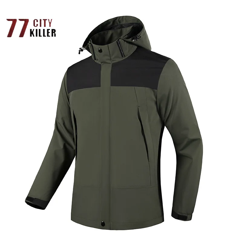 Spring Autumn Thin Men's Military Tactics Jacket Windproof Waterproof Color Blocking Hoodie Coat Men Outdoor Mountaineering Top
Spring Autumn Thin Men's Military Tactics Jacket Windproof Waterproof Color Blocking Hoodie Coat Men Outdoor Mountaineering Top